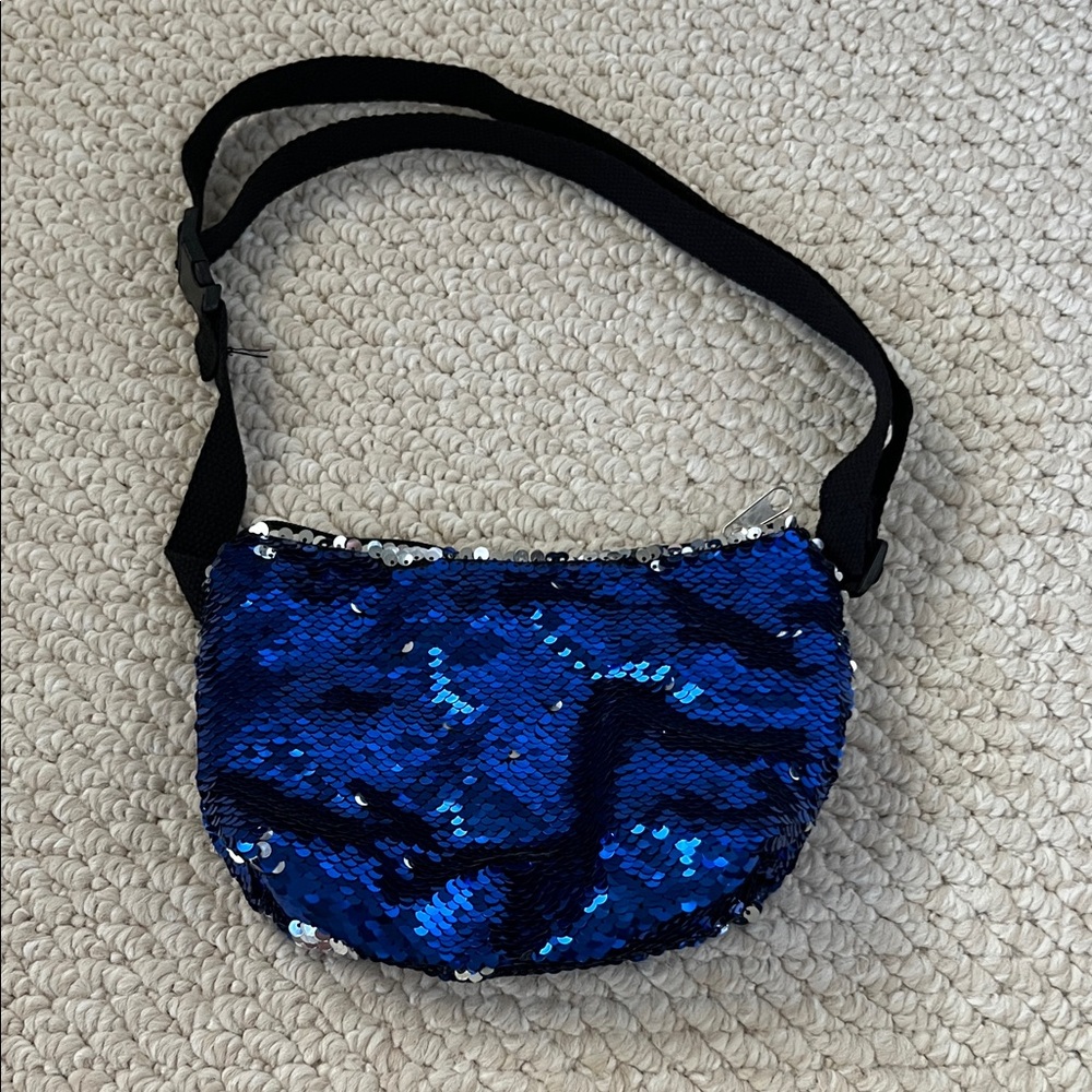 Blue Sequin Girl’s Bag/Fanny pack